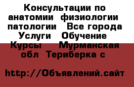 Консультации по анатомии, физиологии, патологии - Все города Услуги » Обучение. Курсы   . Мурманская обл.,Териберка с.